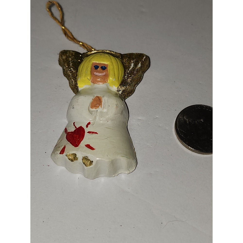 Ornament vintage hand painted Angel Christmas Tree Ornament‎